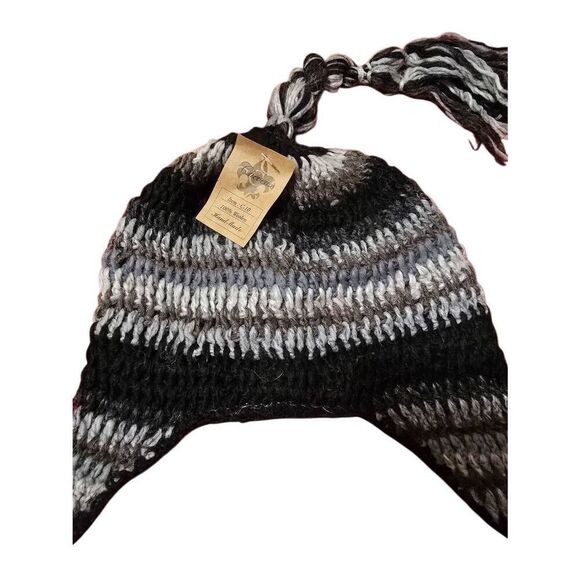 Cheveux 100% Wool Handmade Beanie - Picture 2 of 4